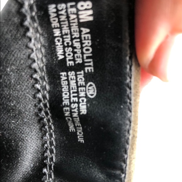 Grey suede ankle booties. Aerosoles brand. - Picture 4 of 9